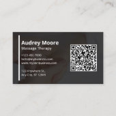 反射鏡カイロプラクターマッサージセラピー霊気 名刺 (正面)