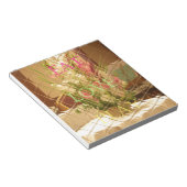 反射開花アートプリント ノートパッド (アングル)