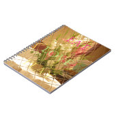 反射開花アートプリント ノートブック (左側)