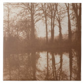 反射1843年(セピア色の写真) タイル (正面)