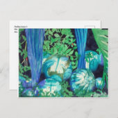 「反射1」水彩ポス絵画トカード ポストカード (正面/裏面)