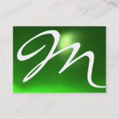 反射2 EMERALDモノグラムホワイトグリーン 名刺 (裏面)