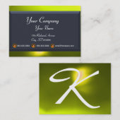 反射2 TOPAZモノグラムホワイトブルー 名刺 (正面/裏面)