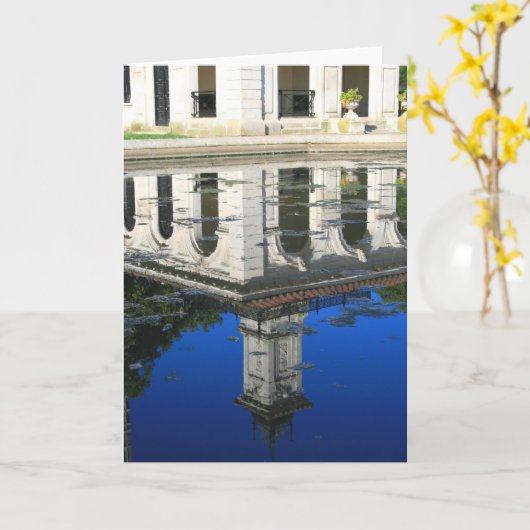 反射 カード (黄色い花)