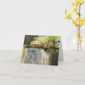 反射 カード (黄色い花)