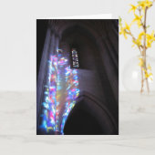 反射 カード (黄色い花)