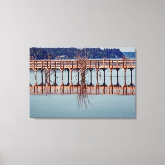 反射 キャンバスプリント (正面)