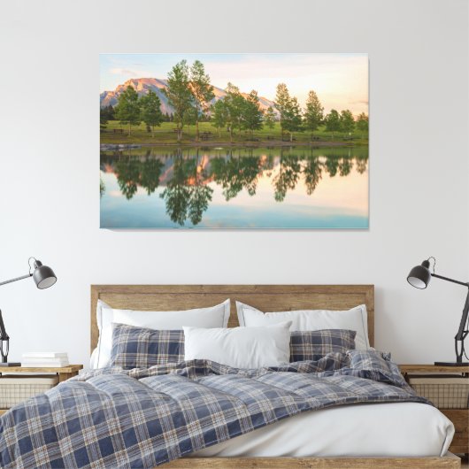 反射 キャンバスプリント (インサイチュ (寝室))