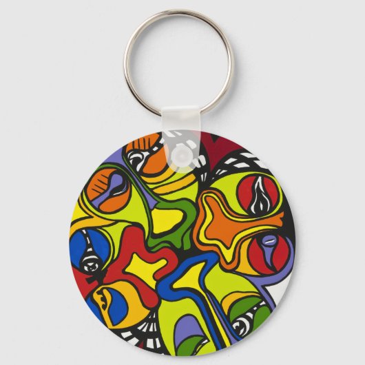 「反射」キーチェーン キーホルダー (正面)