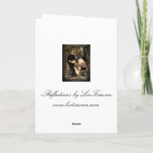 「反射」グリーティングカード カード (裏面)