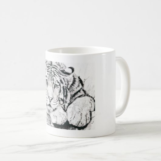 反射 コーヒーマグカップ (正面右)