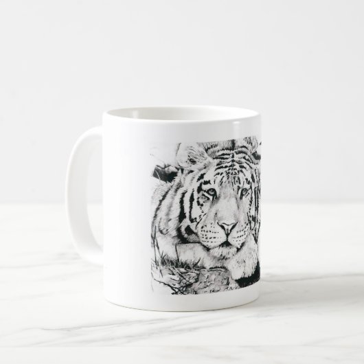 反射 コーヒーマグカップ (正面左)