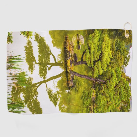 反射 ゴルフタオル (横)