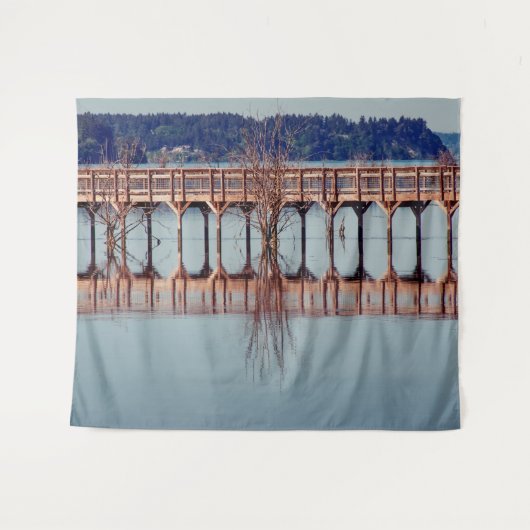 反射 タペストリー (正面(横))