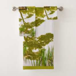 反射 バスタオルセット