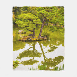 反射 フリースブランケット