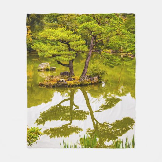 反射 フリースブランケット (正面)