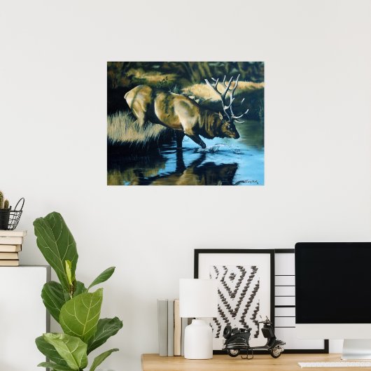 反射 ポスター (ホームオフィス)