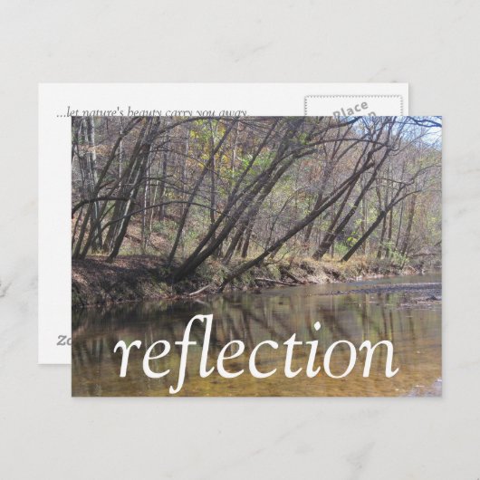 反射 ポストカード (正面/裏面)