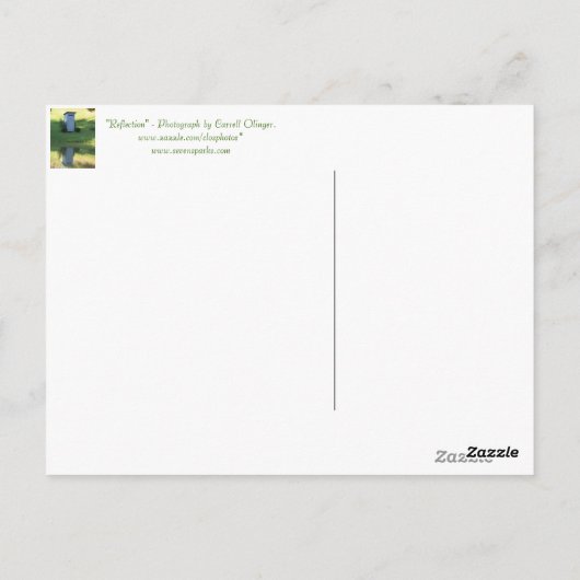 反射 ポストカード (裏面)