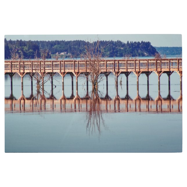 反射 メタルプリント (正面)