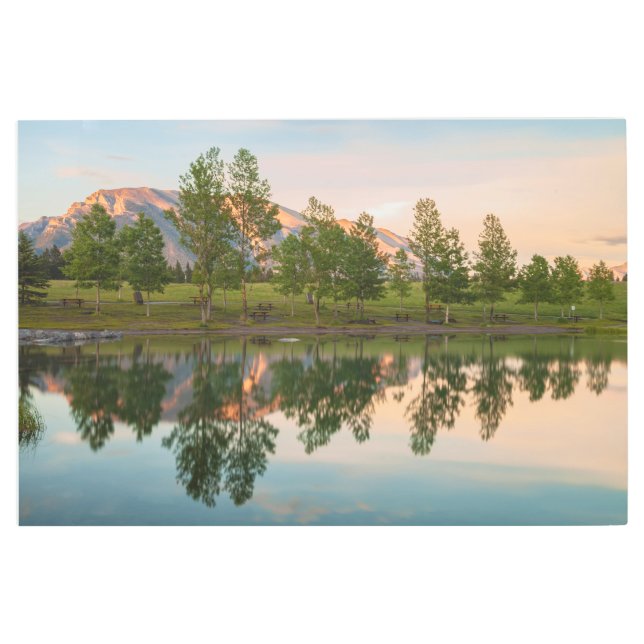 反射 メタルプリント (正面)