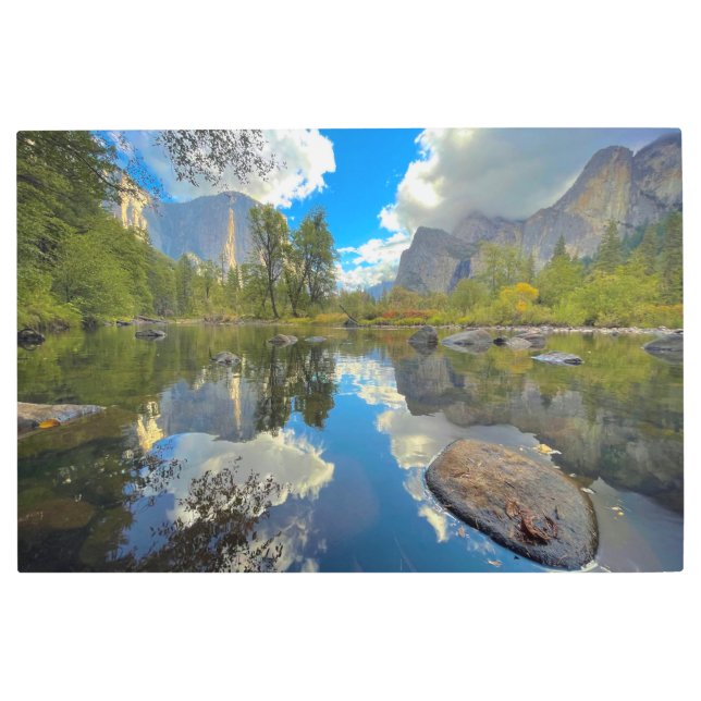 反射 メタルプリント (正面)