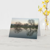 反射- Sonoma、カリフォルニア カード (黄色い花)