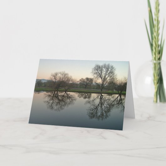 反射- Sonoma、カリフォルニア カード (正面)