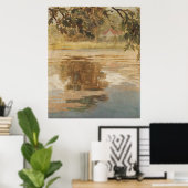 反射， Ville d'Avray, 1920 ポスター (ホームオフィス)