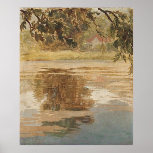 反射， Ville d'Avray, 1920 ポスター (正面)