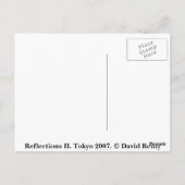 反射II.東京2007. ポストカード (裏面)
