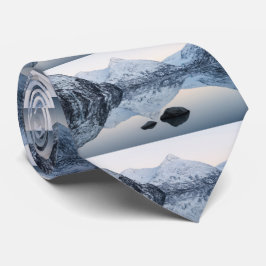 反射Portage湖 ネクタイ