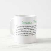 反復的な妊娠のマグ(敏捷なユーモア) コーヒーマグカップ (正面左)