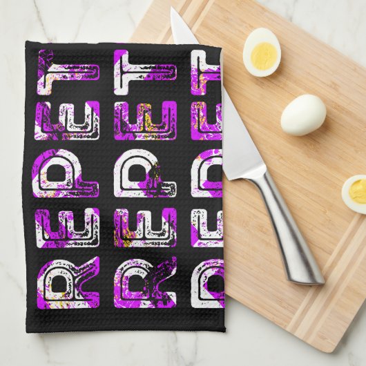 反復 キッチンタオル (四つ折り)