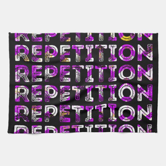 反復 キッチンタオル (横)