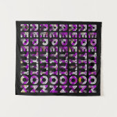 反復 タペストリー (正面(横))