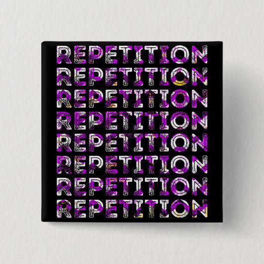 反復 缶バッジ (正面)