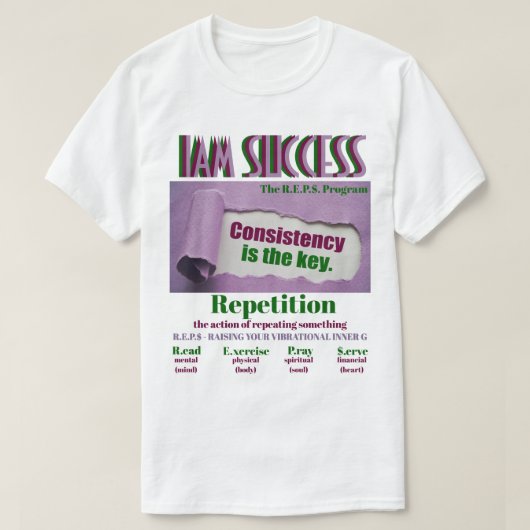 反復 Tシャツ (デザイン正面)