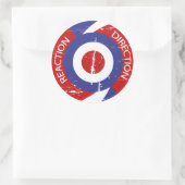 反応方向のレトロターゲッモダント ラウンドシール (バッグ)