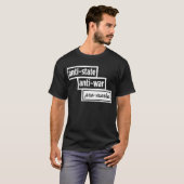 反戦アンチ州親市場のワイシャツ Tシャツ (正面フル)