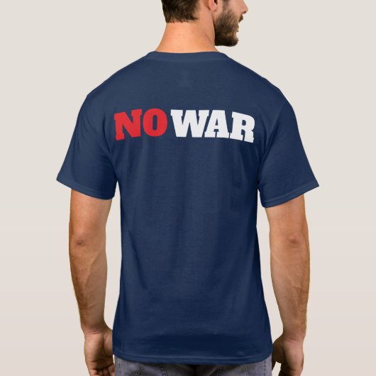 反戦政治 Tシャツ (裏面)