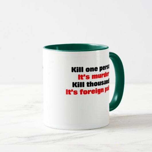 反戦 マグカップ (正面右)