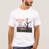 反戦Tシャツ Tシャツ (正面)