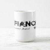 反抗の態度のスタジオのロゴのコーヒー・マグ コーヒーマグカップ (中央)