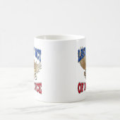 反抗の態度の最後の素晴らしい行為 コーヒーマグカップ (中央)