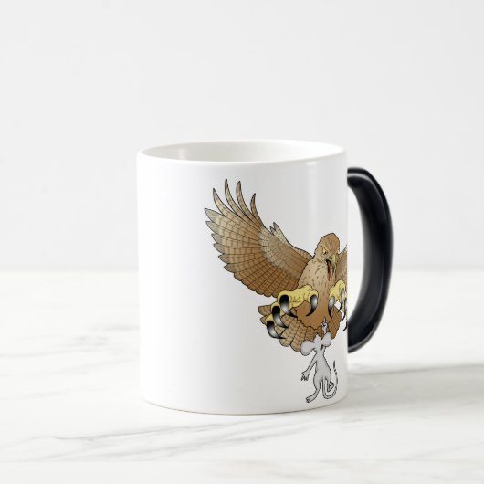 反抗の態度の最後の素晴らしい行為 モーフィングマグカップ (正面右)