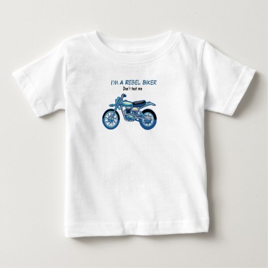 反抗少年バイクTシャツ ベビーTシャツ (正面)
