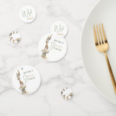 反抗的な子どもジャングルサファリアニマルベビシャワーテーブル コンフェッティ (グループ)