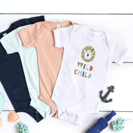 反抗的な子どもスカンディアラライオン ベビーボディスーツ